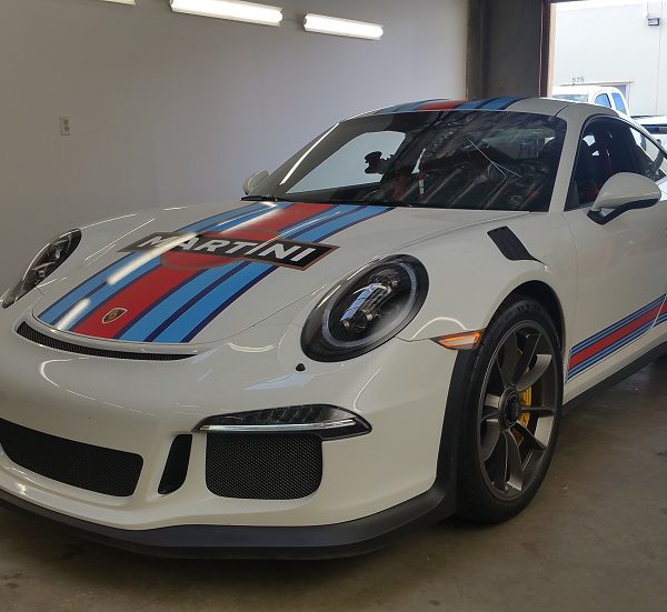 Full Car wrap and Martini livery, Porsche GT3 RS